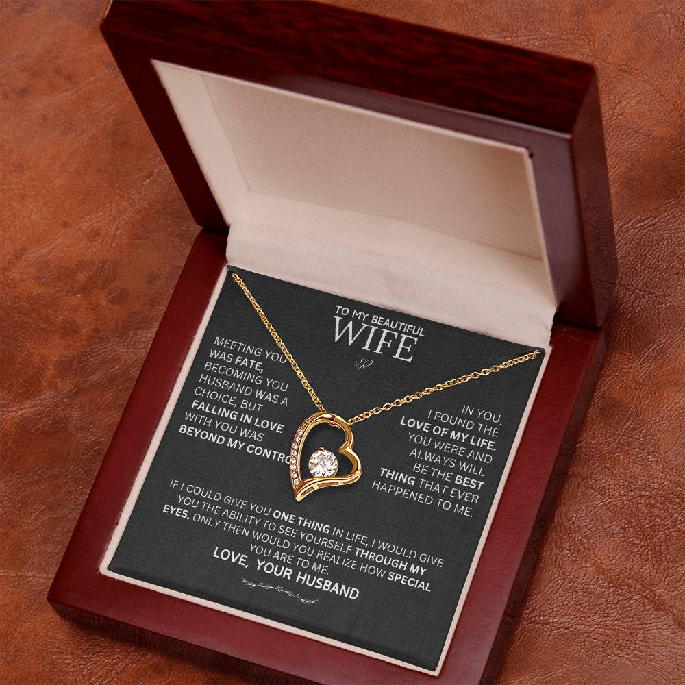 Gift for Wife "Meeting You Was Fate" Necklace