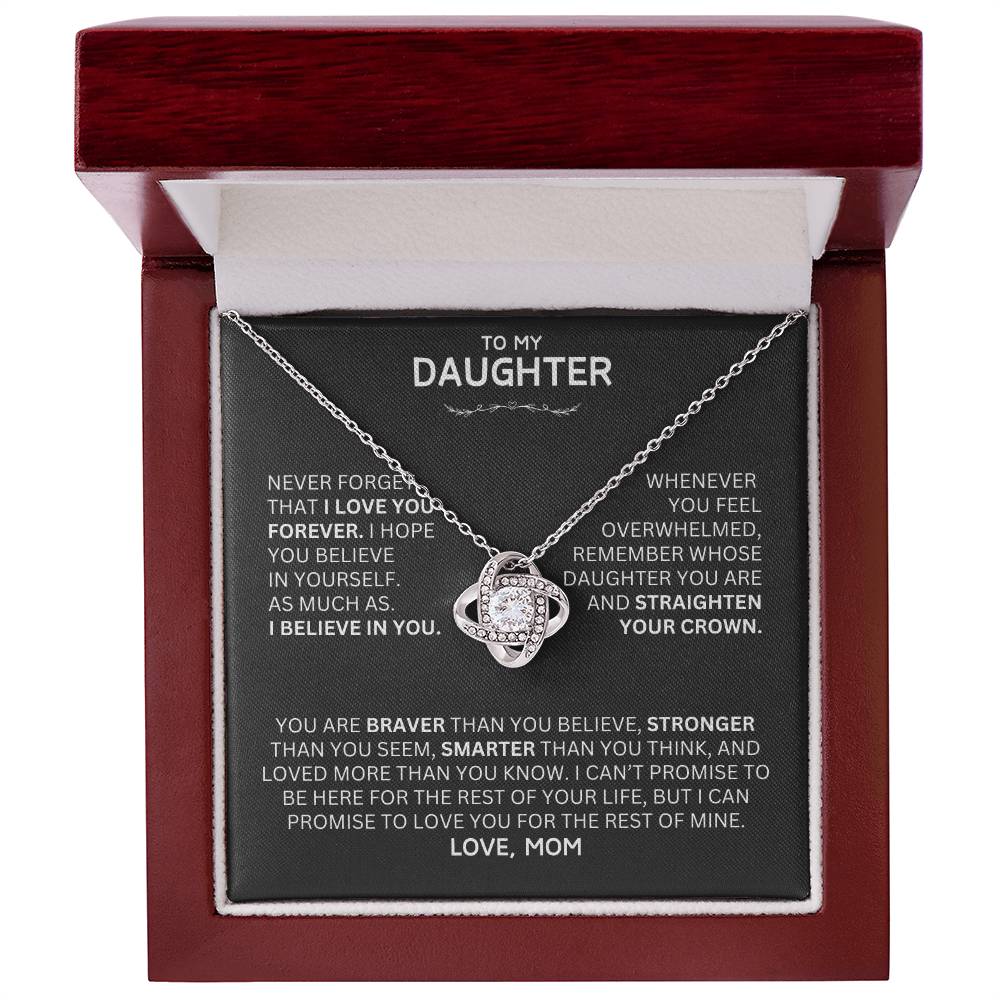 Unique Gift for Daughter From Mom "Never Forget That I Love You"