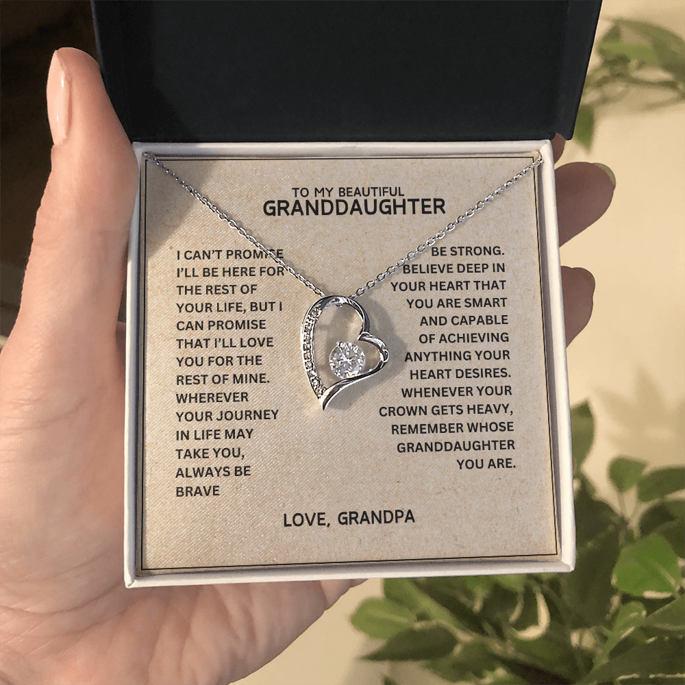 To My Granddaughter - Forever Linked Hearts - Gift Set