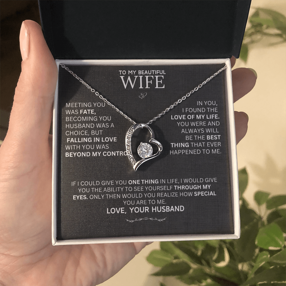 Gift for Wife "Meeting You Was Fate" Necklace