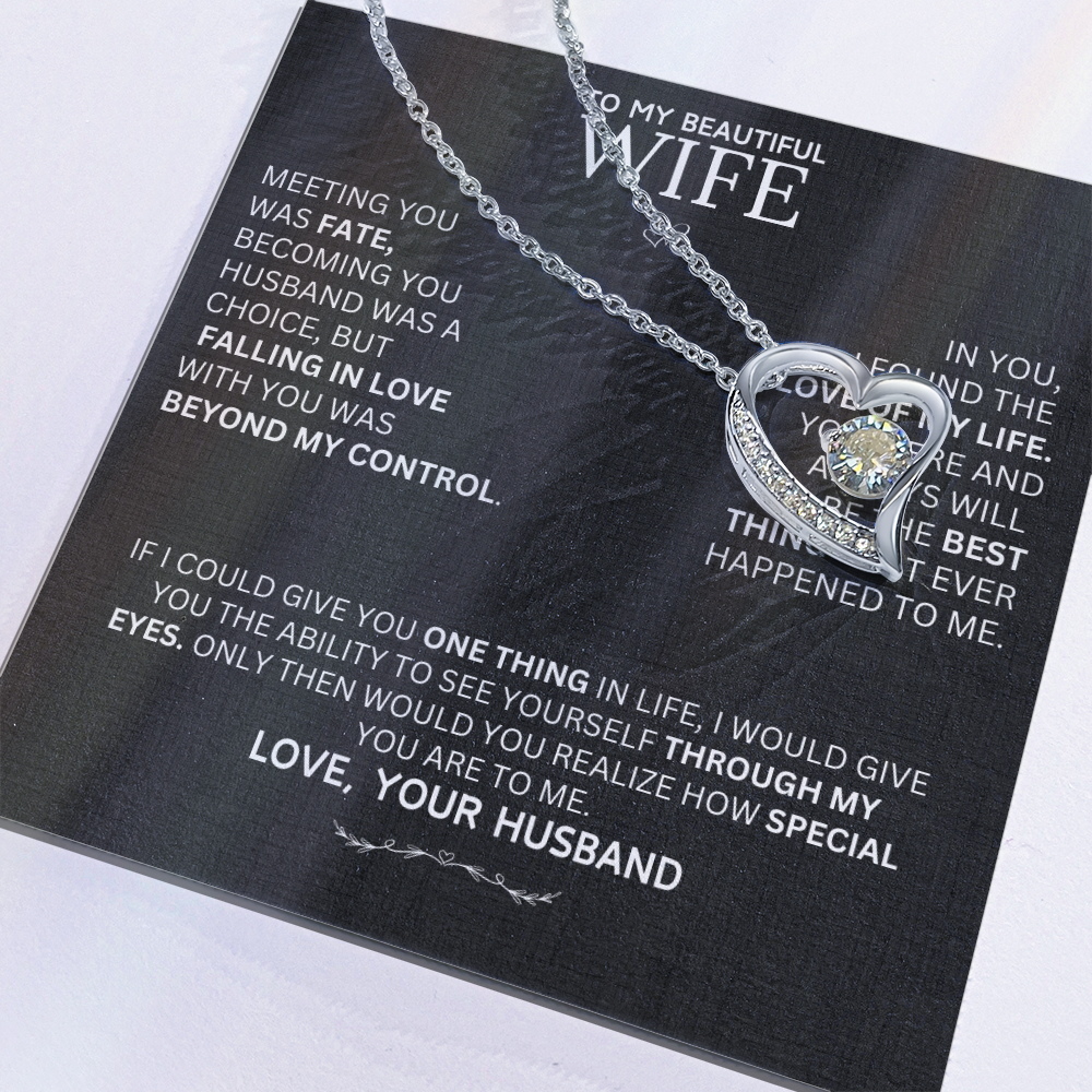 Gift for Wife "Meeting You Was Fate" Necklace