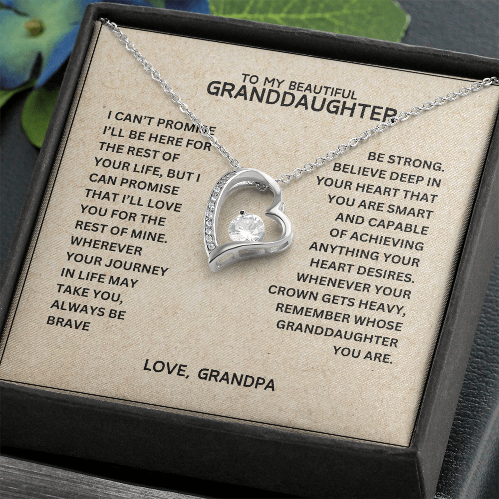 To My Granddaughter - Forever Linked Hearts - Gift Set