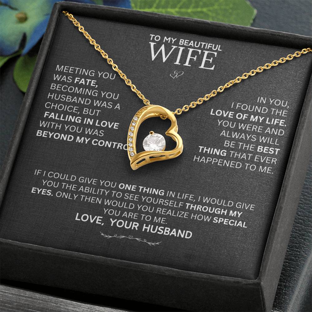 Gift for Wife "Meeting You Was Fate" Necklace