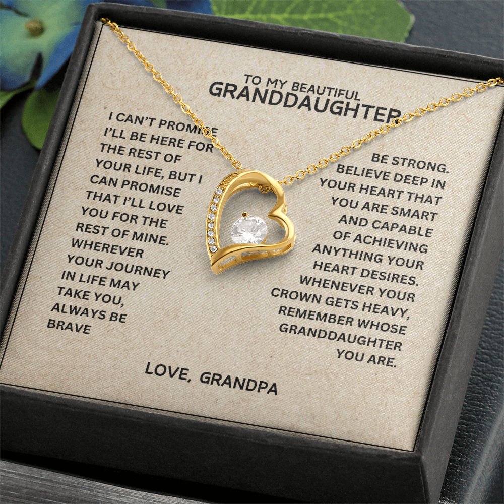 To My Granddaughter - Forever Linked Hearts - Gift Set