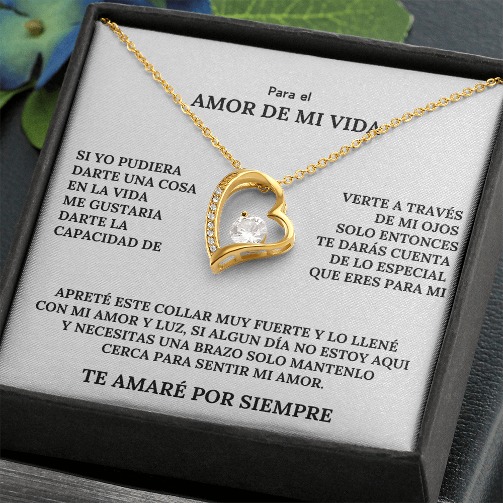 A Unique Gift PARA EL AMOR DE MI VIDA / Message Card, Spanish
