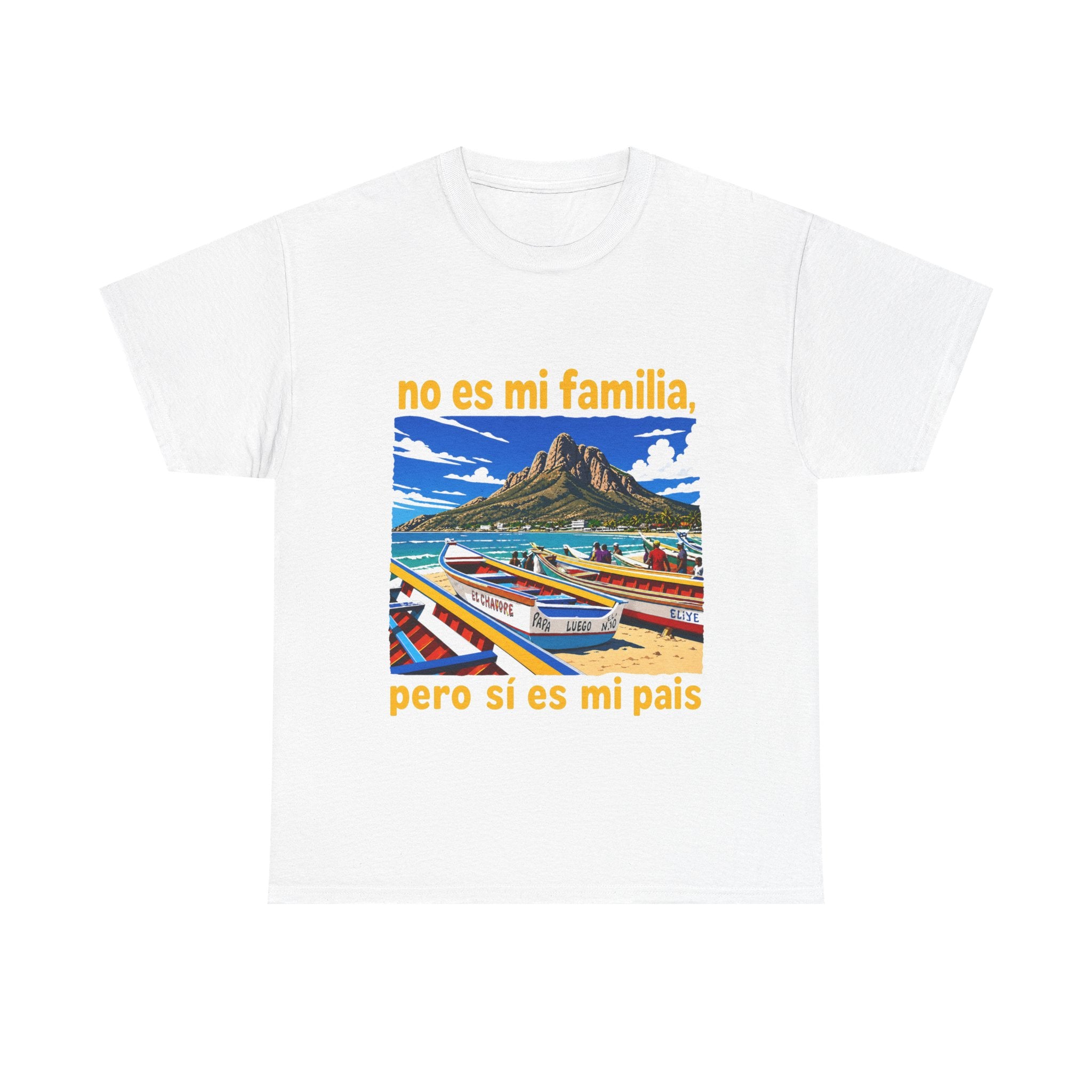 T-Shirt — 'No es mi familia, pero sí es mi país' Mexican Landscape Graphic Tee