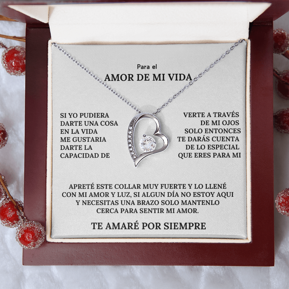 A Unique Gift PARA EL AMOR DE MI VIDA / Message Card, Spanish