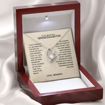 To My Granddaughter - Forever Linked Hearts - Gift Set