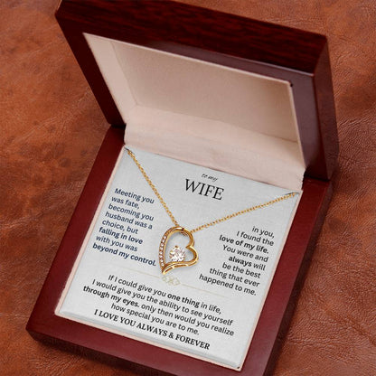 To My Wife - Forever Love Necklace Gift Set