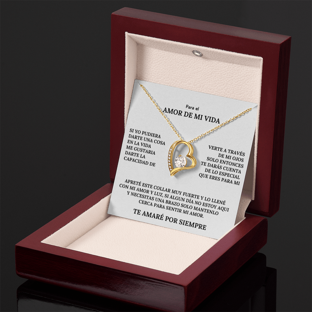 A Unique Gift PARA EL AMOR DE MI VIDA / Message Card, Spanish