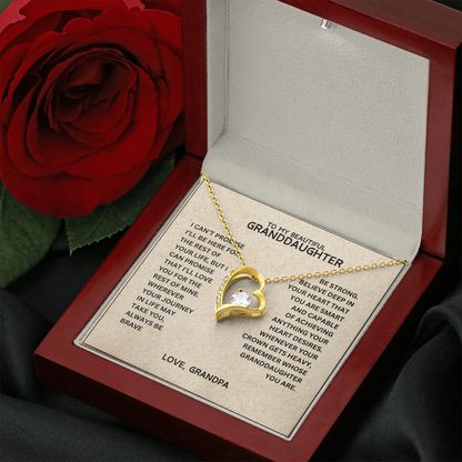 To My Granddaughter - Forever Linked Hearts - Gift Set
