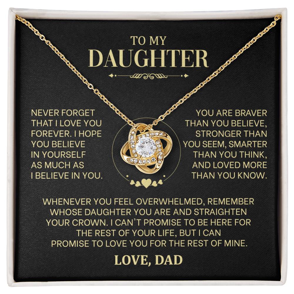 To my daughter necklace, daughter necklace from dad, Daughter Birthday Gifs