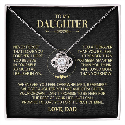 To my daughter necklace, daughter necklace from dad, Daughter Birthday Gifs