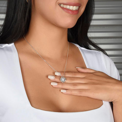 [ALMOST SOLD OUT] To My Beautiful Granddaughter - Always Be Brave And Be Strong - Love Knot Necklace