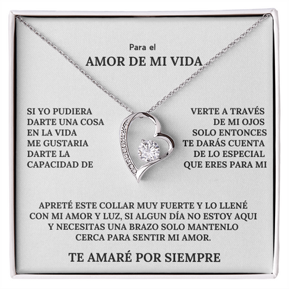 A Unique Gift PARA EL AMOR DE MI VIDA / Message Card, Spanish