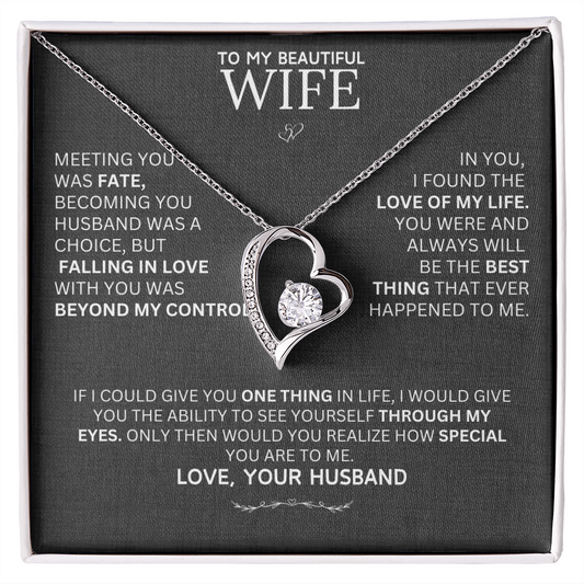Gift for Wife "Meeting You Was Fate" Necklace