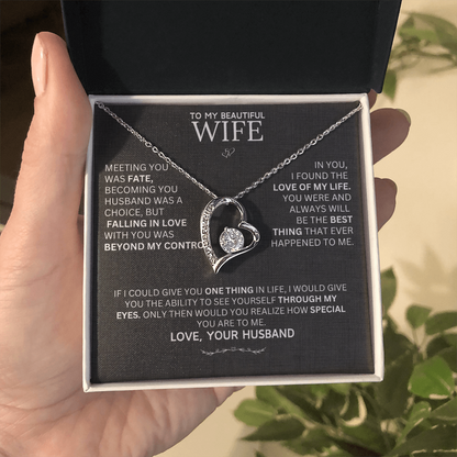 Gift for Wife "Meeting You Was Fate" Necklace