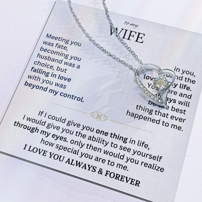 To My Wife - Forever Love Necklace Gift Set