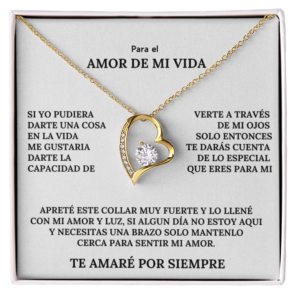 A Unique Gift PARA EL AMOR DE MI VIDA / Message Card, Spanish