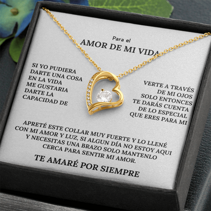 A Unique Gift PARA EL AMOR DE MI VIDA / Message Card, Spanish